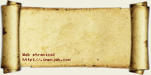 Jasmina Vranjković vizit kartica